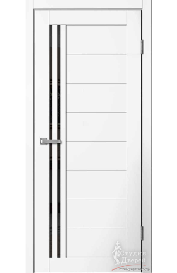 Полотно дверное B05 эмалит белый МАТОВОЕ стекло