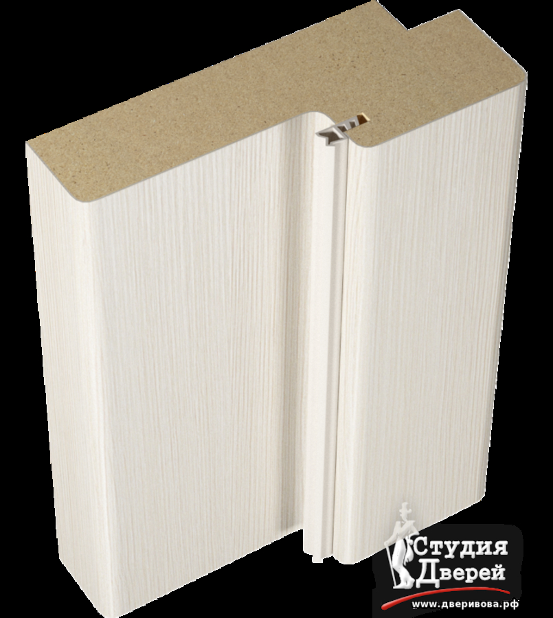 Дверная стойка 3D FLEX с уплотнителем 70х26х2070 Белый