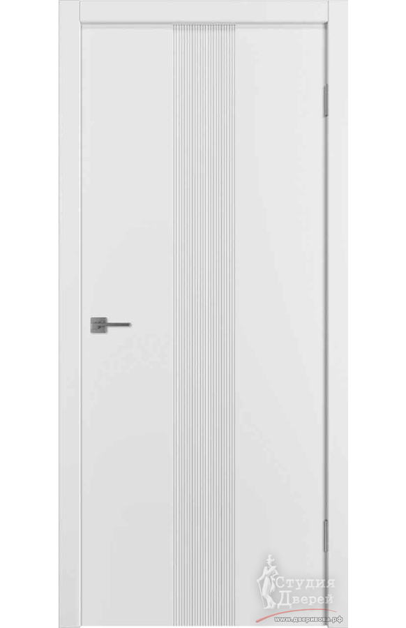 Межкомнатная дверь GRAPHICA VR цвет Satin blank