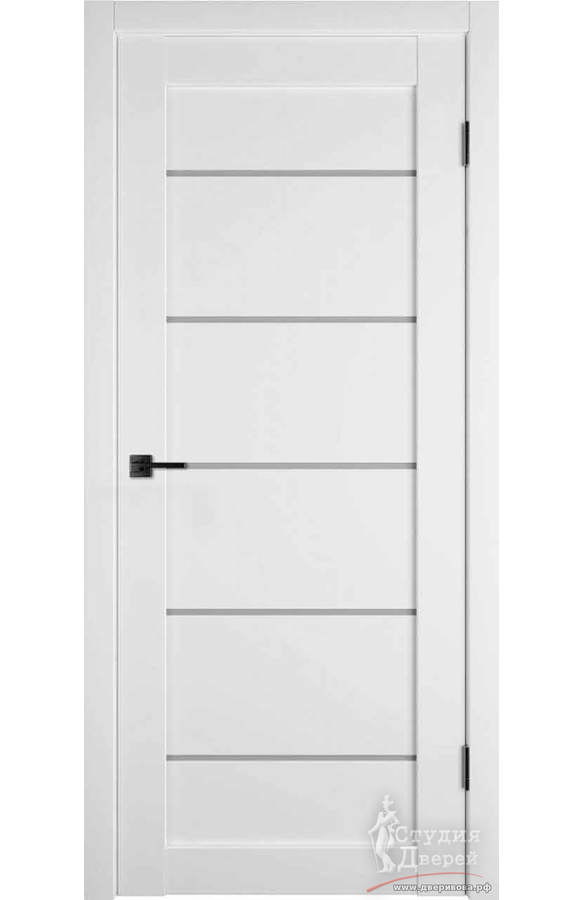 Межкомнатная дверь Emalex ice E27 White Cloud