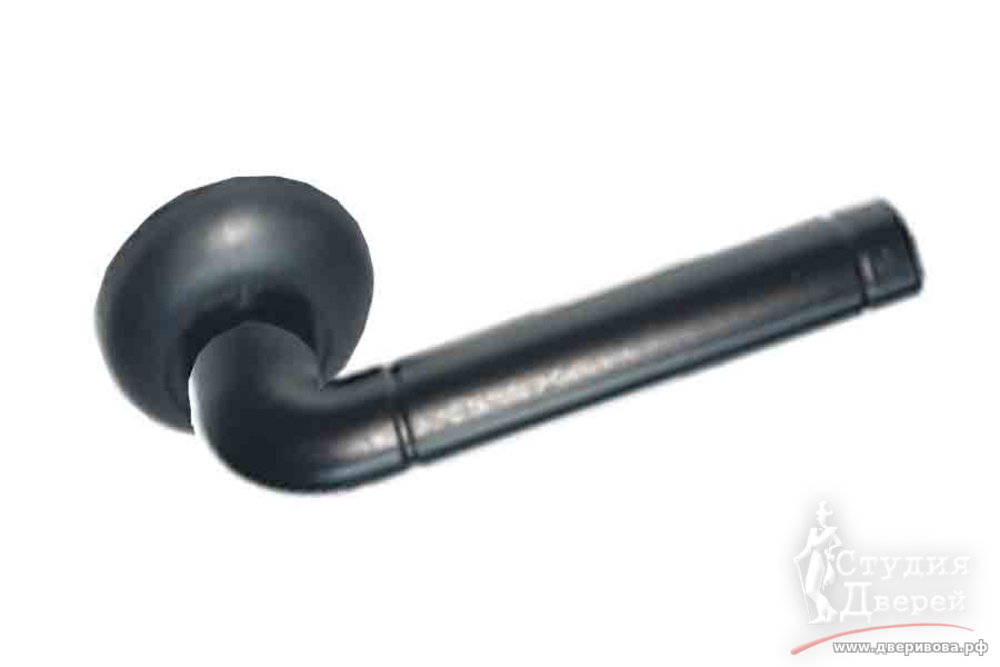 Ручка PALIDORE на круглой розетке В-47 BLACK из ударопрочного пластика