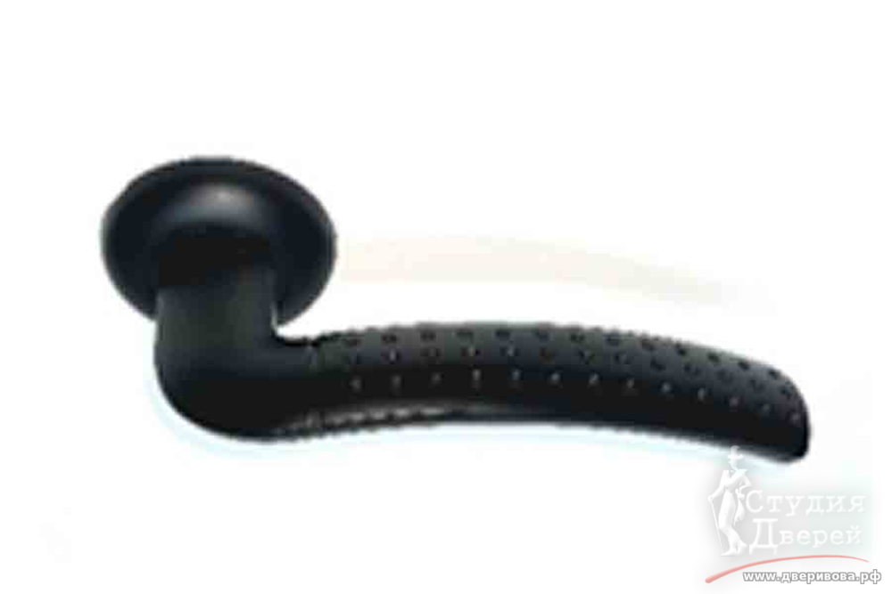 Ручка PALIDORE на круглой розетке B-59 BLACK из ударопрочного пластика