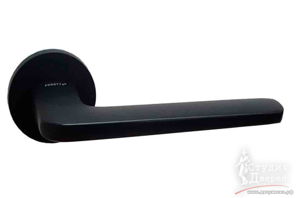 Ручка FERETTA на круглой розетке 9 серия F 913 BLACK черная