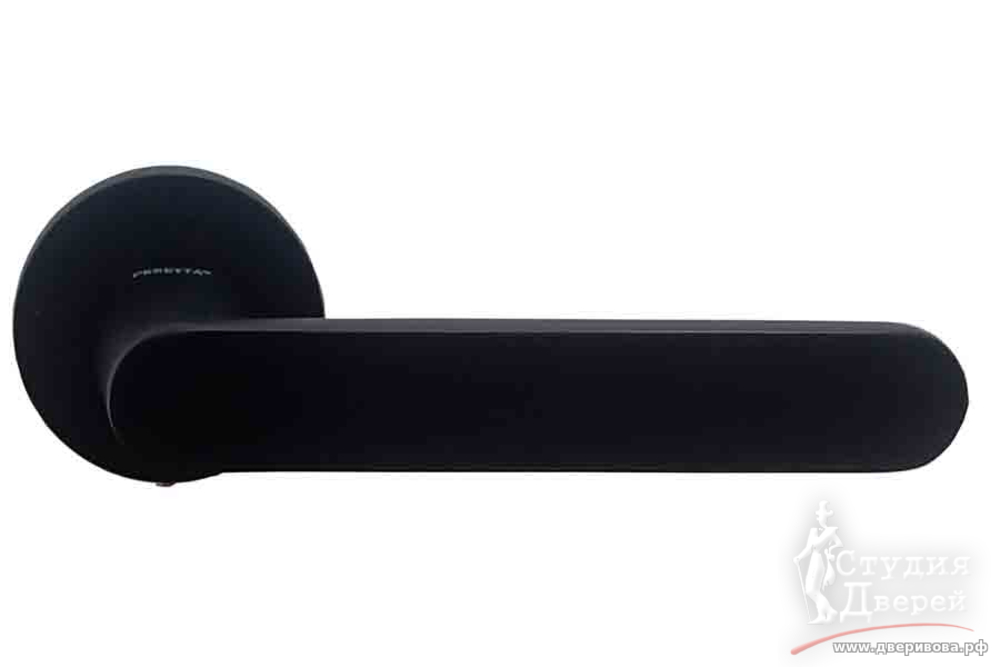 Ручка FERETTA на круглой розетке 9 серия F 912 BLACK черная