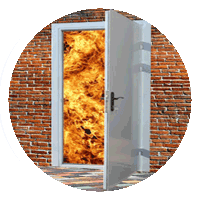 Противопожарные двери EI 60 RAL 7035