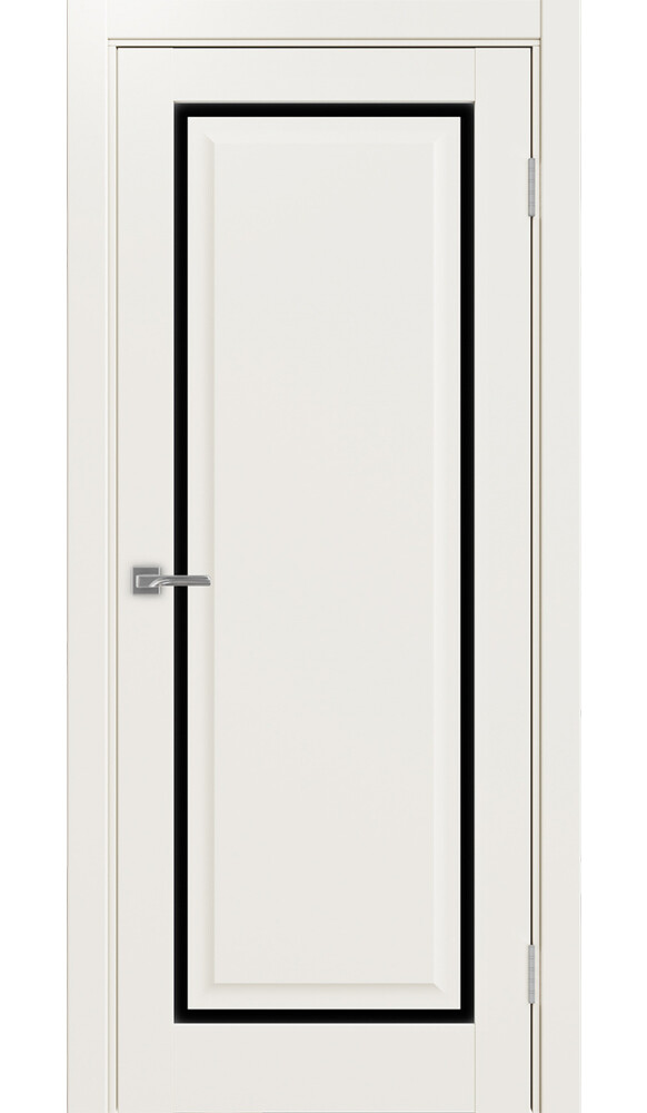 Дверь Тоскана 601С.21 ЭКО-шпон Бежевый стекло LACчерный