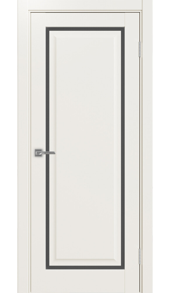 Дверь Тоскана 601С.21 ЭКО-шпон Бежевый стекло Графит матовое