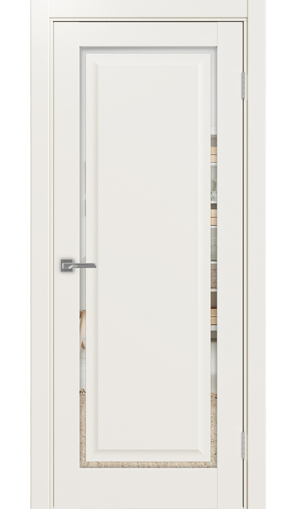 Дверь Тоскана 601С.21 ЭКО-шпон Бежевый Зеркало