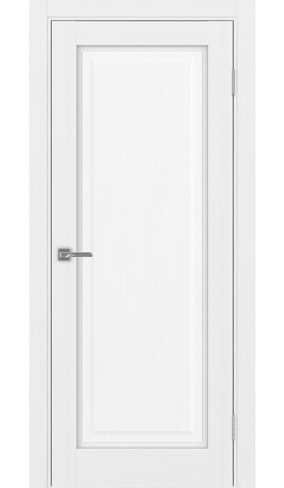 Дверь Тоскана 601С.21 ЭКО-шпон Белый лёд стекло LACбелый