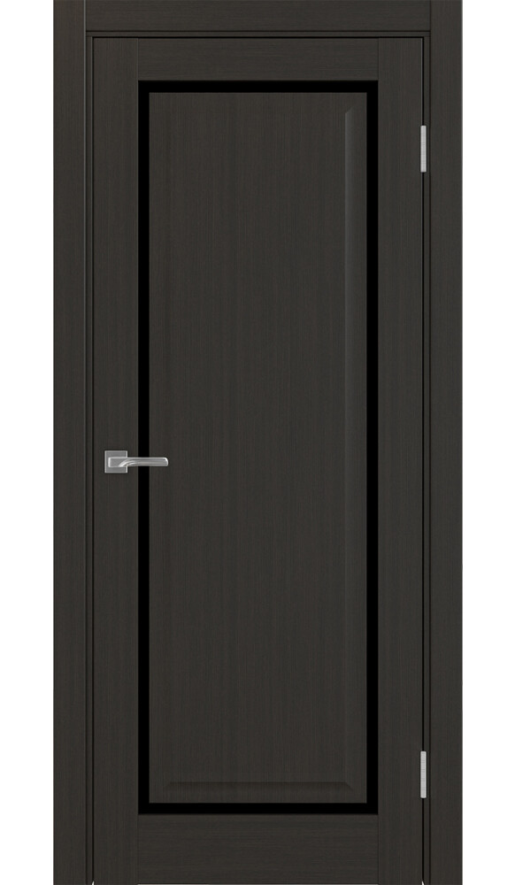 Дверь Тоскана 601С.21 ЭКО-шпон Венге FL стекло LACчерный