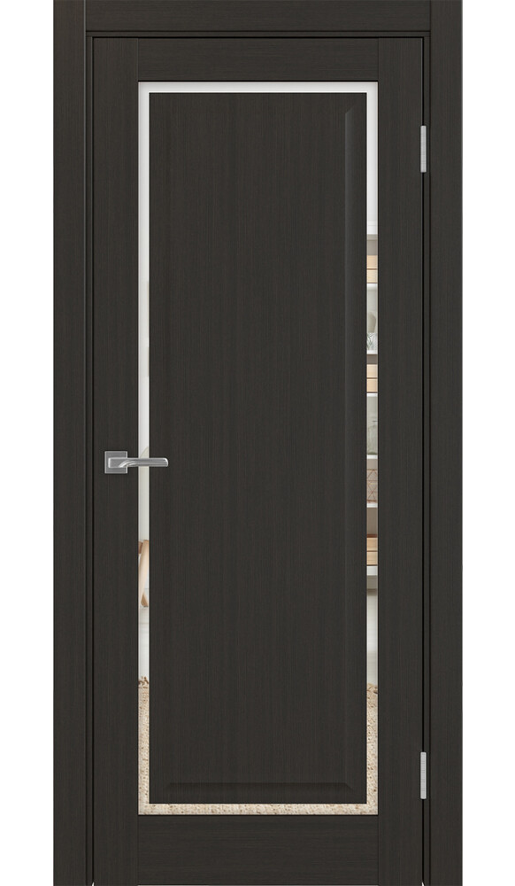 Дверь Тоскана 601С.21 ЭКО-шпон Венге FL Зеркало