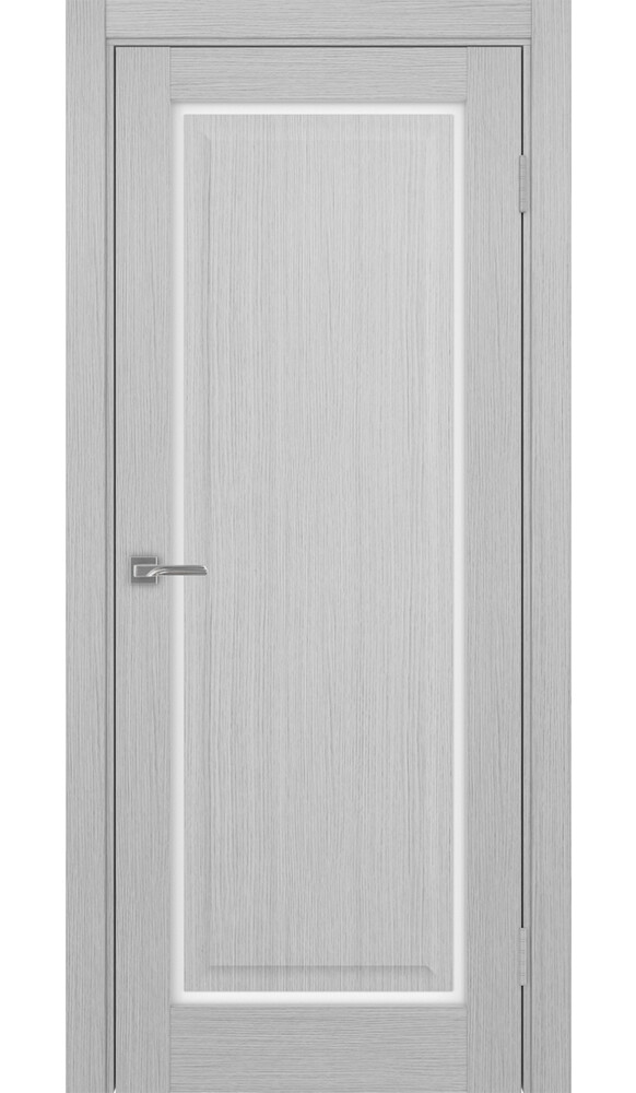 Дверь Тоскана 601С.21 ЭКО-шпон Дуб серый FL стекло LACбелый