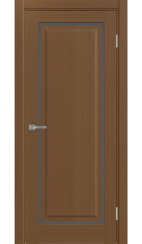 Дверь Тоскана 601С.21 ЭКО-шпон Орех NL стекло Графит матовое