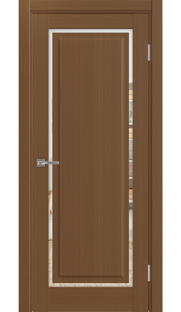 Дверь Тоскана 601С.21 ЭКО-шпон Орех NL Зеркало