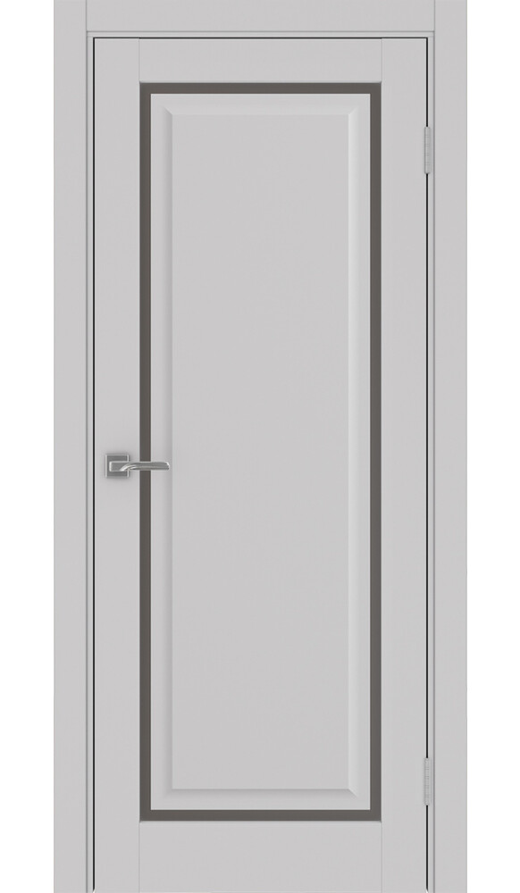 Дверь Тоскана 601С.21 ЭКО-шпон Пепельный стекло Бронза матовое