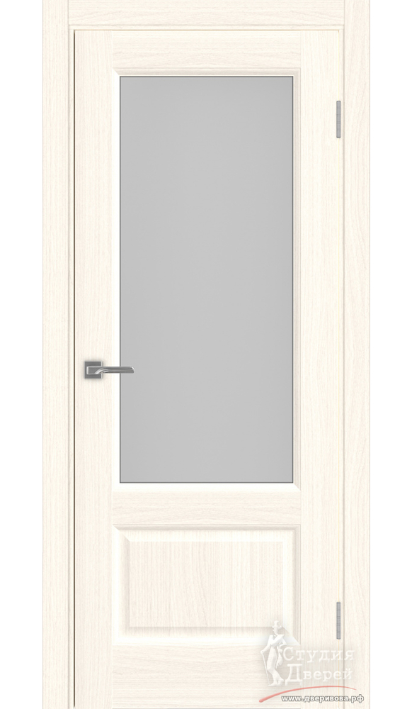 Дверь Тоскана Neo 640.21 ЭКО-шпон Ясень светлый стекло Мателюкс