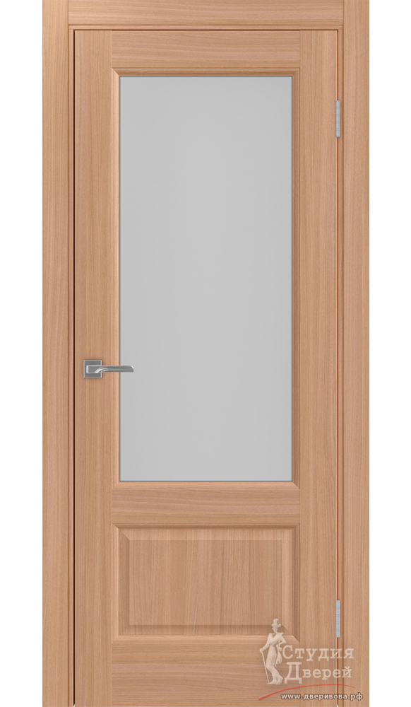 Дверь Тоскана Neo 640.21 ЭКО-шпон Ясень тёмный стекло Мателюкс