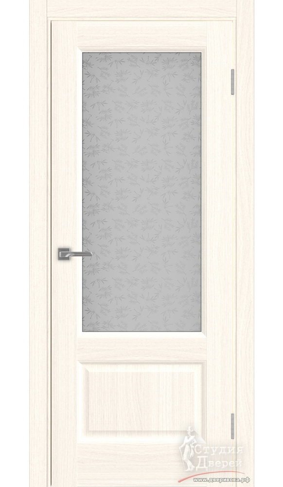 Дверь Тоскана Neo 640.21 ЭКО-шпон Ясень светлый стекло Дали бесцветое