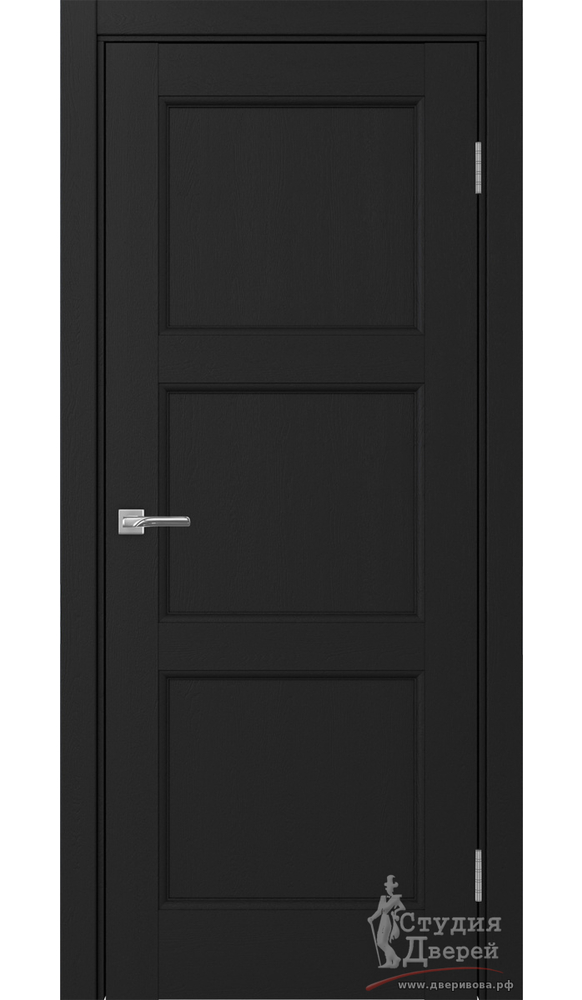 Дверь Турин Neo 530.111 ЭКО-шпон Антрацит Глухое