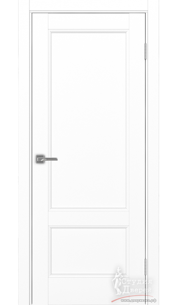 Дверь Турин Neo 540ПФ.11 ЭКО-шпон Белый снежный Глухое