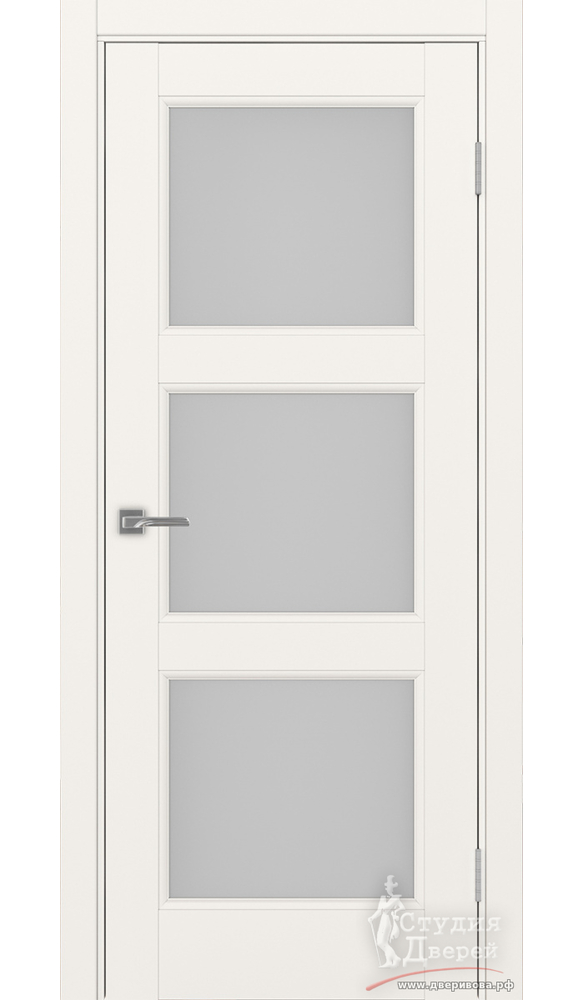 Дверь Турин Neo 530.222 ЭКО-шпон Бежевый стекло Мателюкс