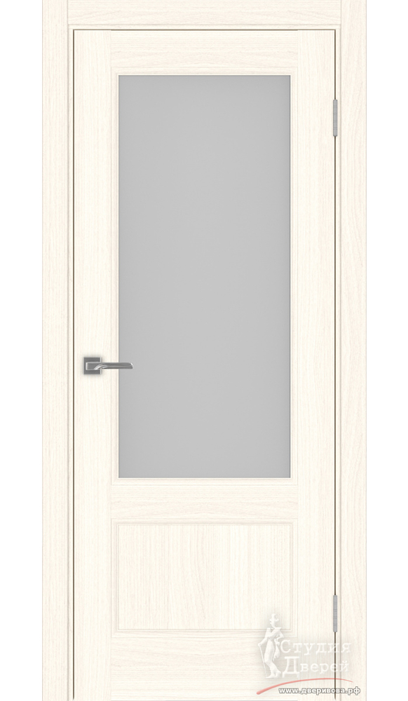 Дверь Турин Neo 540ПФ.21 ЭКО-шпон Ясень светлый стекло Мателюкс