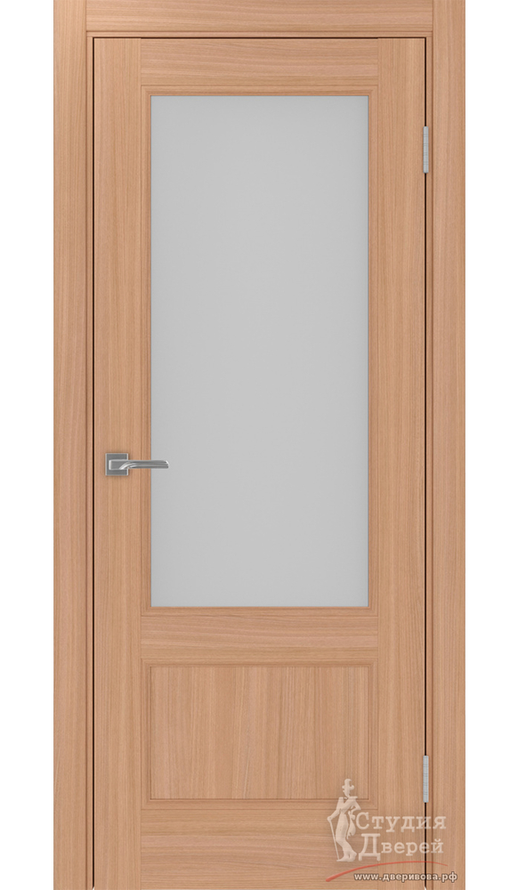 Дверь Турин Neo 540ПФ.21 ЭКО-шпон Ясень тёмный стекло Мателюкс