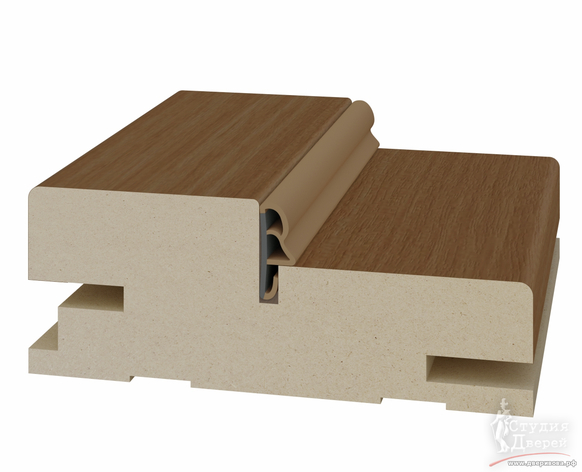 Стойка коробки телескоп. 80*30*2070мм. ЭКО-шпон Орех NL