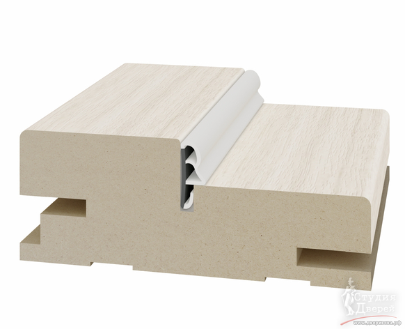 Стойка коробки телескоп. 80*30*2070мм. ЭКО-шпон Ясень светлый