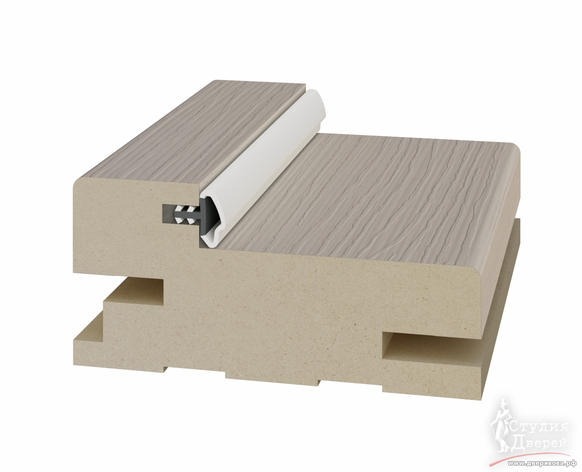 Стойка коробки телескоп. 65*30*2070мм. ЭКО-шпон Ясень перламутровый