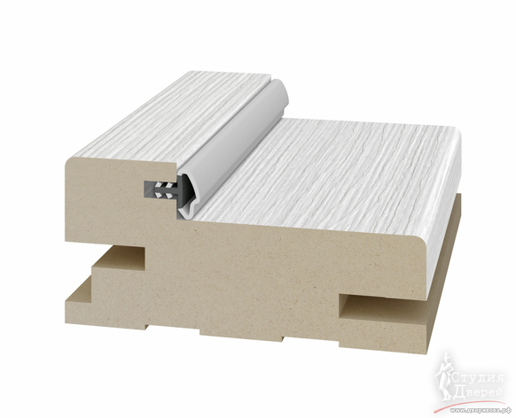 Стойка коробки телескоп. 65*30*2070мм. ЭКО-шпон Ясень серебристый