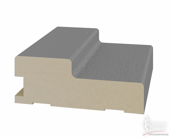 Стойка коробки 70*26*2070мм. ЭКО-шпон Серый