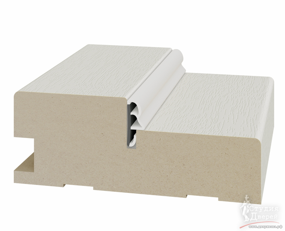 Стойка коробки с уплотнителем 80*30*2070мм. ЭКО-шпон Бежевый