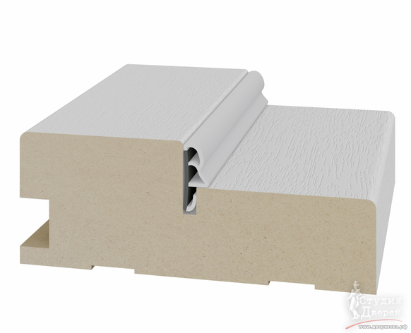 Стойка коробки с уплотнителем 80*30*2070мм. ЭКО-шпон Пепельный