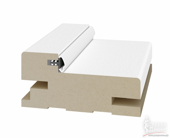 Стойка коробки телескоп. 65*30*2400мм. ЭКО-шпон Белый снежный