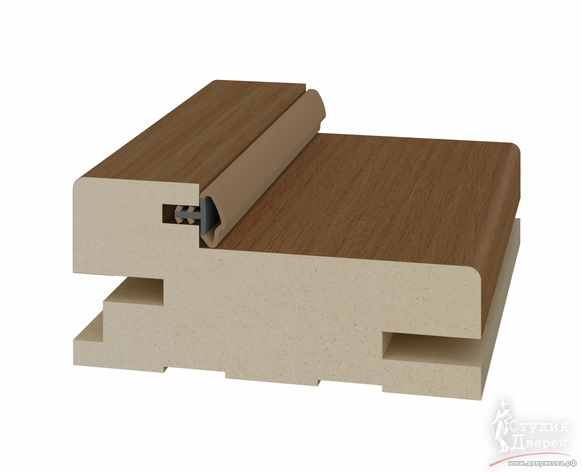 Стойка коробки телескоп. 65*30*2400мм. ЭКО-шпон Орех NL