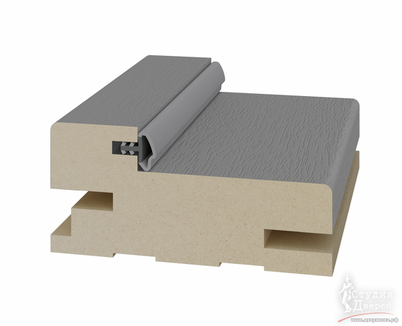 Стойка коробки телескоп. 65*30*2400мм. ЭКО-шпон Серый