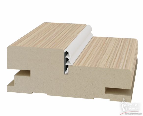 Стойка коробки телескоп. 80*30*2400мм. ЭКО-шпон Дуб беленый FL