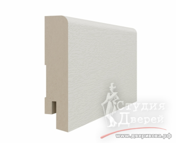 Плинтус 70*16*2070мм. ЭКО-шпон Бежевый