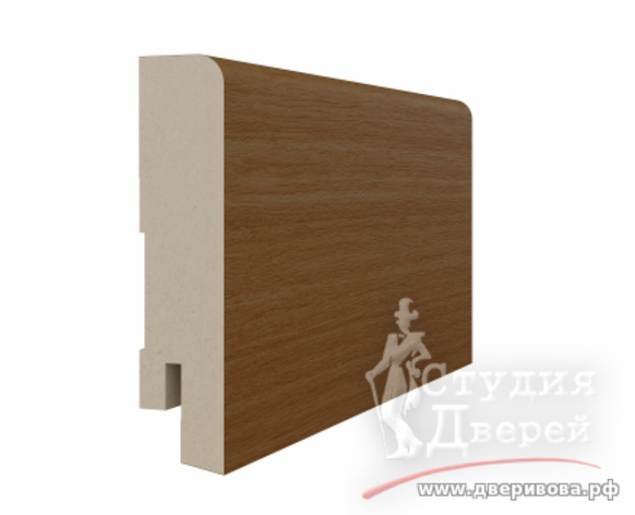 Плинтус 70*16*2070мм. ЭКО-шпон Орех NL