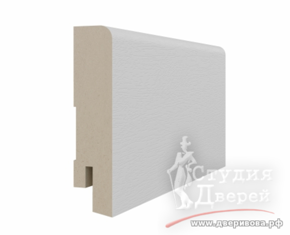 Плинтус 70*16*2070мм. ЭКО-шпон Пепельный