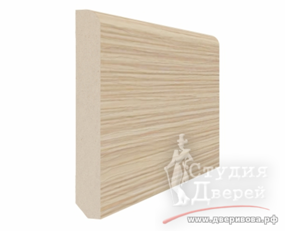 Плинтус 70*10*2070мм. ЭКО-шпон Дуб беленый FL