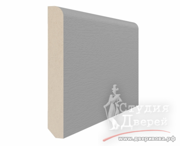 Плинтус 70*10*2070мм. ЭКО-шпон Пепельный