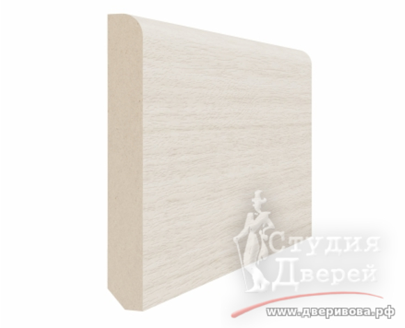 Плинтус 70*10*2070мм. ЭКО-шпон Ясень светлый