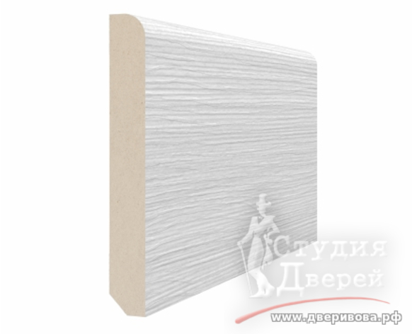 Плинтус 70*10*2070мм. ЭКО-шпон Ясень серебристый