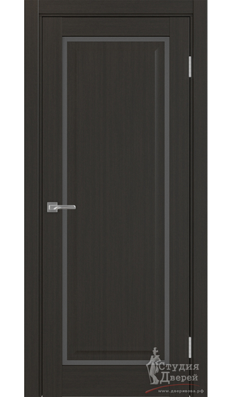 Дверь Тоскана 601С.21 ЭКО-шпон Антрацит стекло Графит матовое