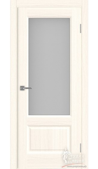 Дверь Тоскана Neo 640.21 ЭКО-шпон Ясень светлый стекло Пунта бесцветное