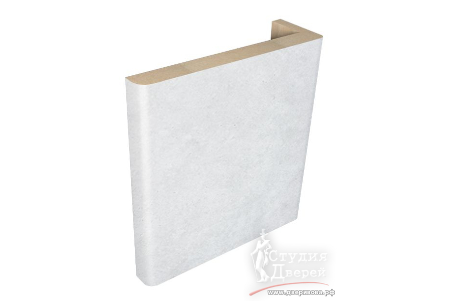 3мм Наличник ТЕЛЕСКОП 8х70х2150 ПВХ Бетон светлый