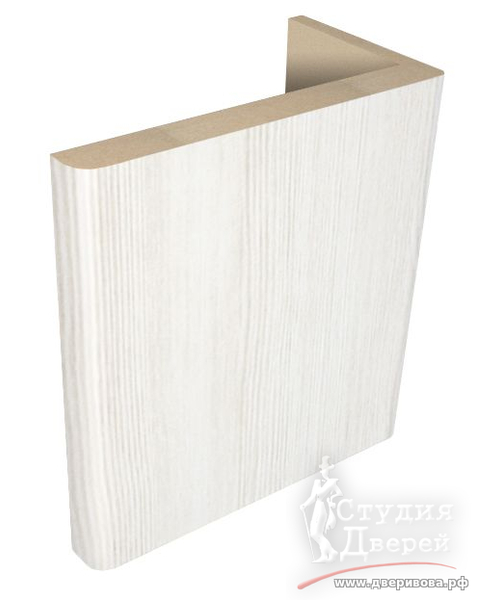 3мм Наличник ЕВРОТЕЛЕСКОП 8х70х2150 ПВХ Ясень снежный