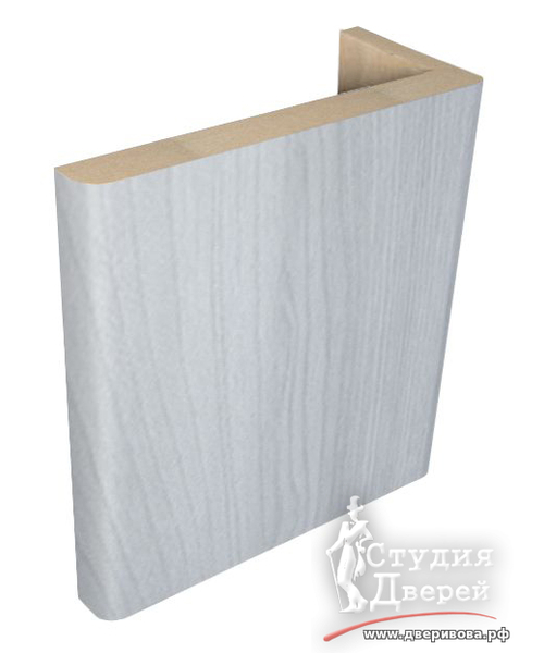 3мм Наличник ЕВРОТЕЛЕСКОП 8х70х2150 ПВХ Ясень пепельный